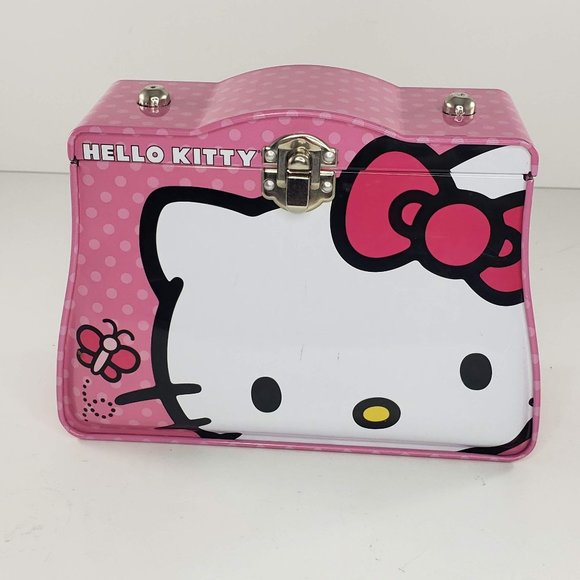 Hello Kitty Sanrio Tin Purse Box AS IS - Picture 1 of 9